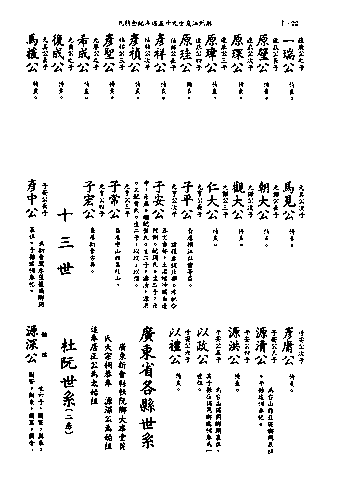 黃姓世系族譜 · 第九輯 · 第 23 頁（原書 I-22）