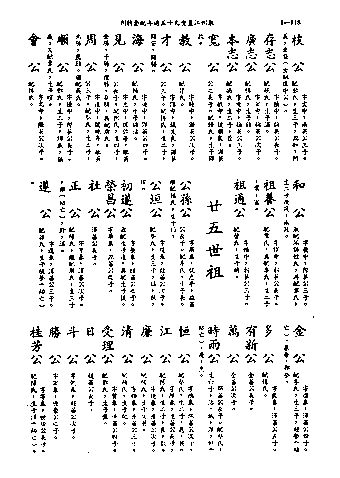 黃姓世系族譜 · 第九輯 · 第 119 頁（原書 I-118）
